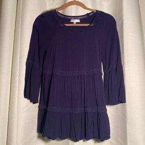 Spence Bell Sleeve Tiered Tunic